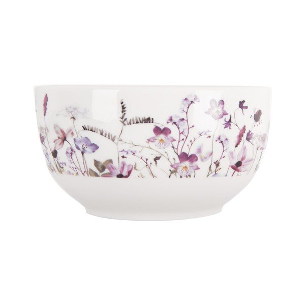 Balta/violeta porcelāna zupas bļodiņa 500 ml Louka – Orion