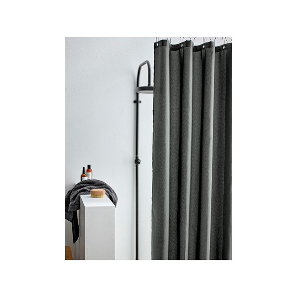 Pelēks dušas aizkars Södahl Leo, 180 x 200 cm-image-1