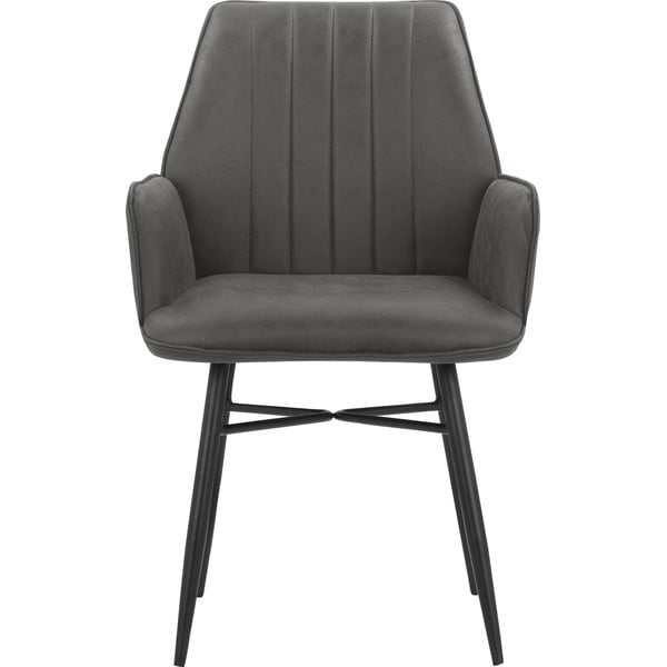 Antracīta pelēki pusdienu krēsli (2 gab.) Anzo – Støraa-image-3
