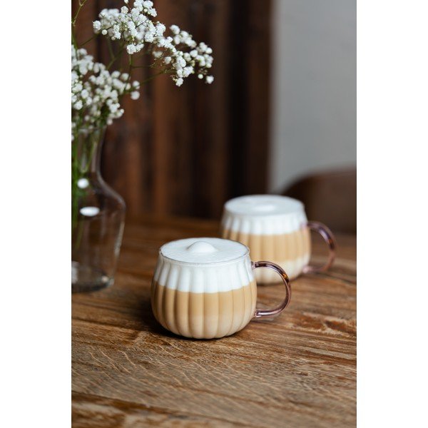 Kapučīno krūzes (2 gab.) 350 ml Tulip – Vialli Design-image-1