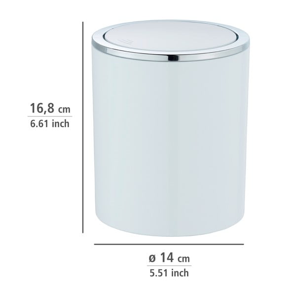 Balts atkritumu grozs Wenko Inca, 2 l-image-2