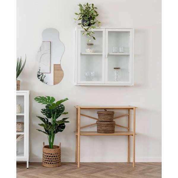 Dabīga toņa bambusa konsoles galds 32x83 cm Manaus – House Nordic-image-1