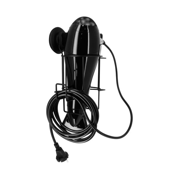 Melns sienas fēna turētājs Compactor Bestlock-image-1