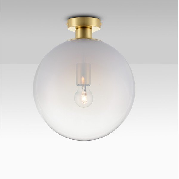Balta/zelta krāsas stikla griestu lampa Vita – Nova Luce-image-1