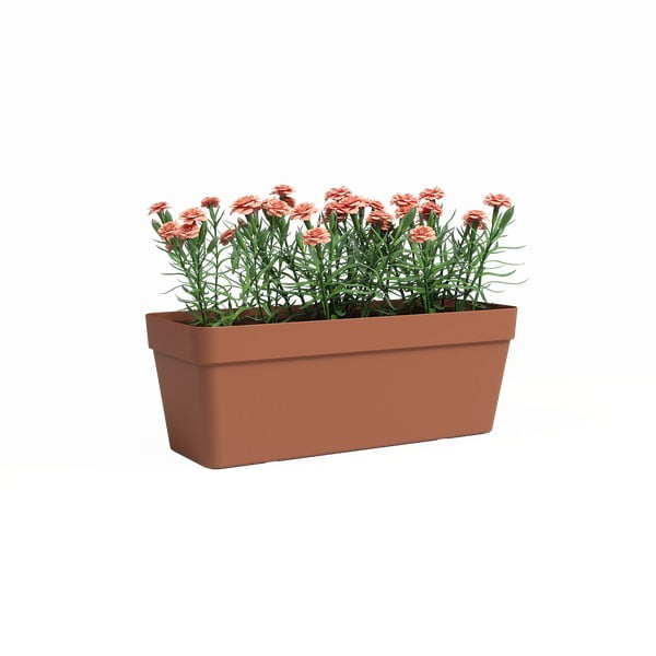 Pārstrādātas plastmasas pašlaistoša puķu kaste 50 cm Capri – Artevasi-image-1