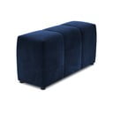 Zils samta roku balsts modulārajam dīvānam Rome Velvet – Cosmopolitan Design 