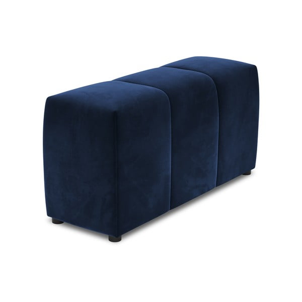 Zils samta roku balsts modulārajam dīvānam Rome Velvet – Cosmopolitan Design 