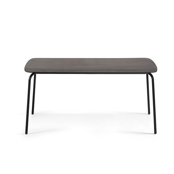 Melns galds La Forma Tramp, 160 x 80 cm-image-2