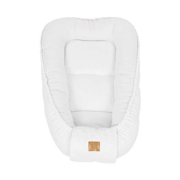 Balta zīdaiņu ligzdiņa 55x83 cm – Meowbaby