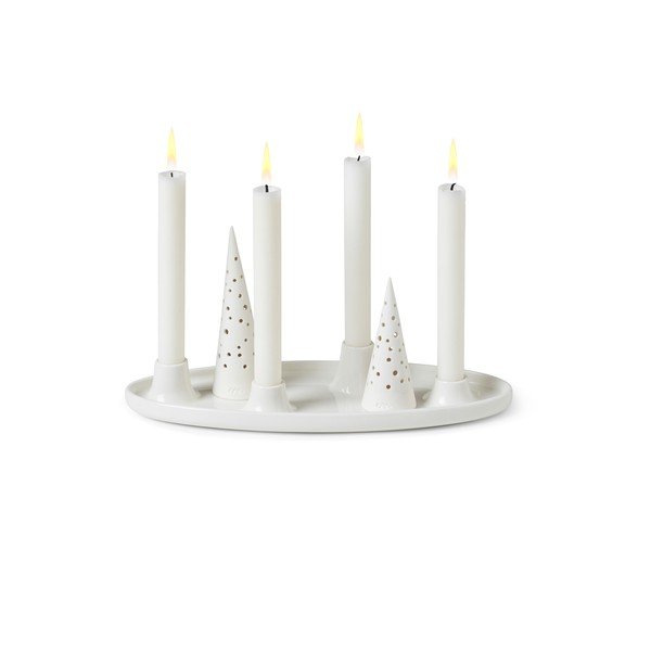 Porcelāna adventes svečturis ar Ziemassvētku motīvu Nobili – Kähler Design-image-2