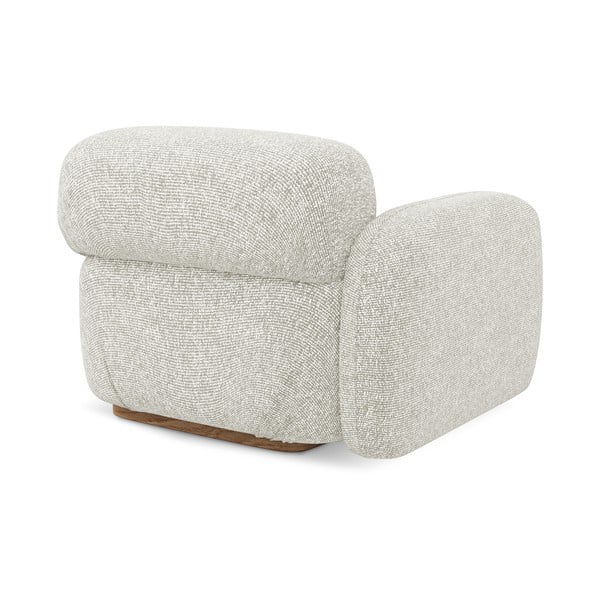 Krēmkrāsas modulārā dīvāna daļa (ar kreiso stūri) Ailani – Makamii-image-3