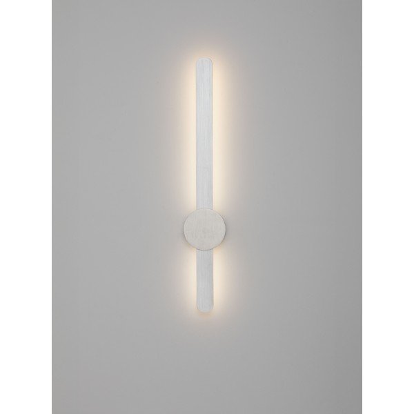 Matētas sudraba krāsas alumīnija LED sienas lampa Norei – Nova Luce-image-3