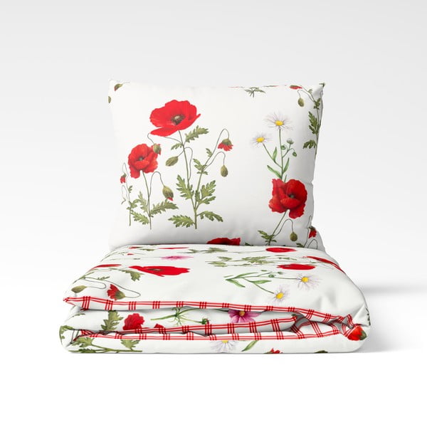 Divguļamā kokvilnas gultasveļa Bonami Selection Poppy, 160 x 220 cm-image-2