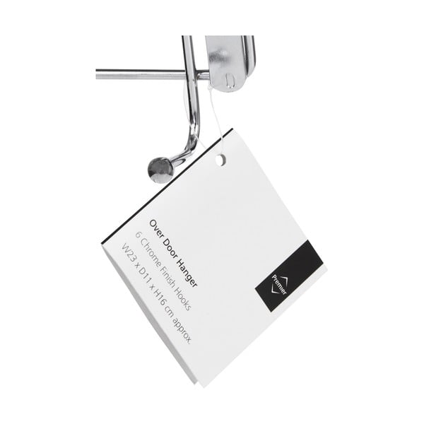Sudraba krāsas metāla durvju pakaramais 11 cm Chrome – Premier Housewares-image-2