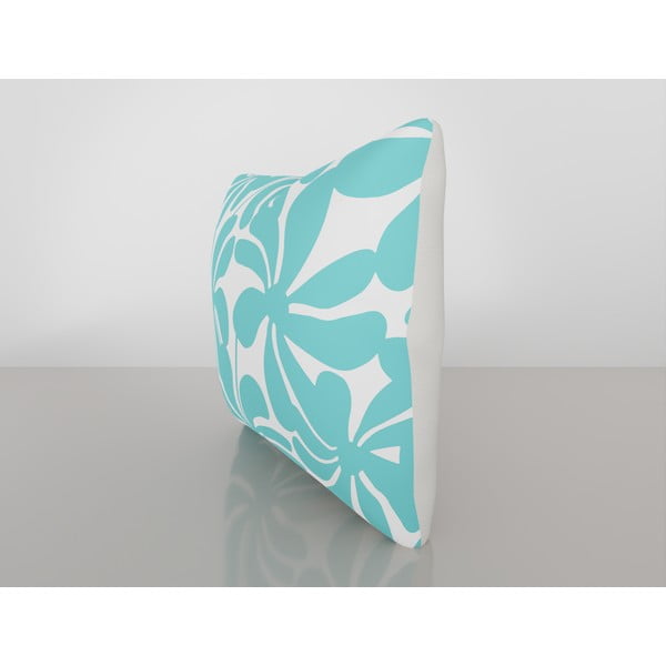 Tirkīzzila/balta spilvendrāna Vitaus Jungle Paradiso, 43 x 43 cm-image-2