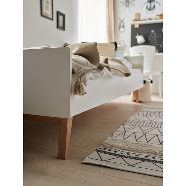 Balta bērnu gulta 120x200 cm Swing – Pinio-image-1