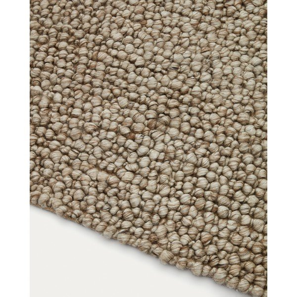 Bēšs vilnas paklājs 200x300 cm Lubrin – Kave Home-image-3