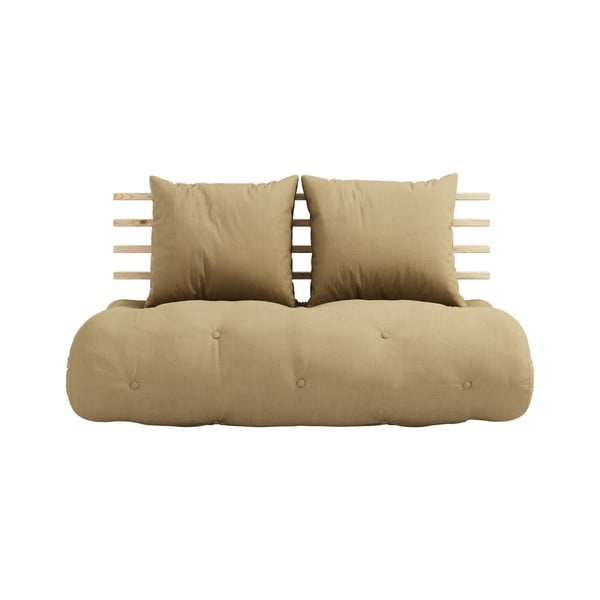 Izvelkamais dīvāns Karup Design Shin Sano Natural Clear/Wheat Beige