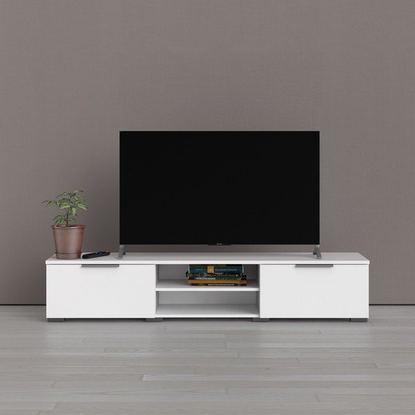 Balts TV galdiņš Tvilum Match, 173 x 33 cm-image-1