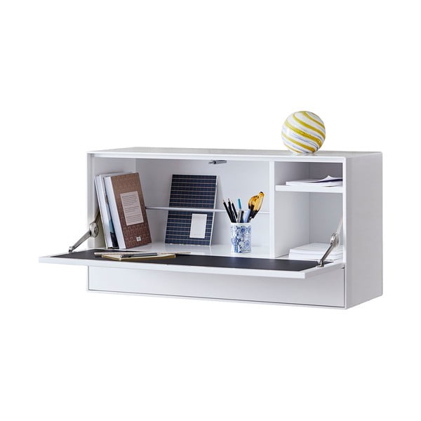 Balts daudzfunkcionāls sienas skapis Edge by Hammel-image-3