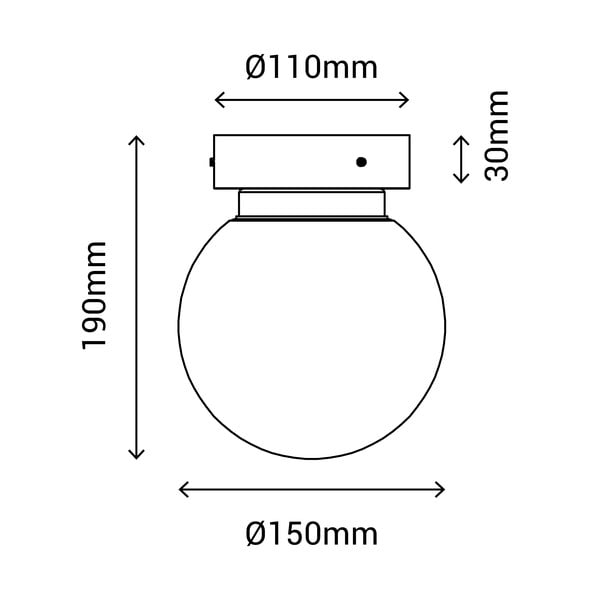 Griestu lampa SULION Sena, ø 14 cm-image-3
