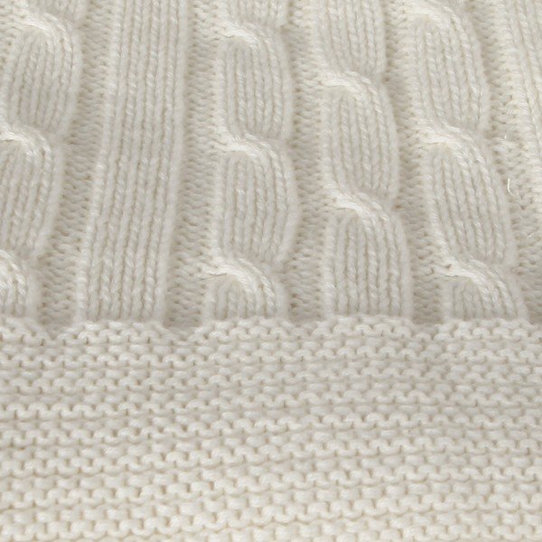Balta kokvilnas sega Homemania Decor Softy, 130 x 170 cm-image-1