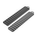 Pelēks plastmasas trauku žāvēšanas paliktnis 42x8 cm Gravity – Metaltex