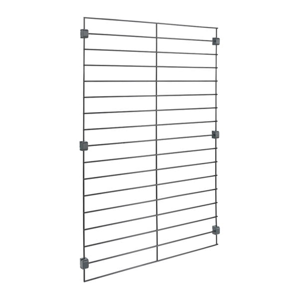 Melns metāla moduļu plauktu sistēmas kronšteins Mural – Metaltex-image-2