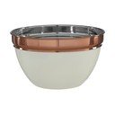 Vara krāsas/bēša nerūsējošā tērauda bļoda ø 18 cm Prescott – Premier Housewares