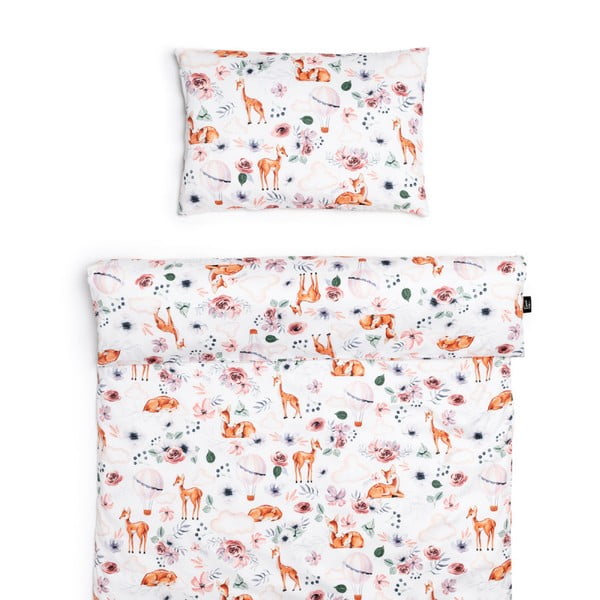 Kokvilnas bērnu gultas veļa 135x100 cm Nature – ESECO-image-1