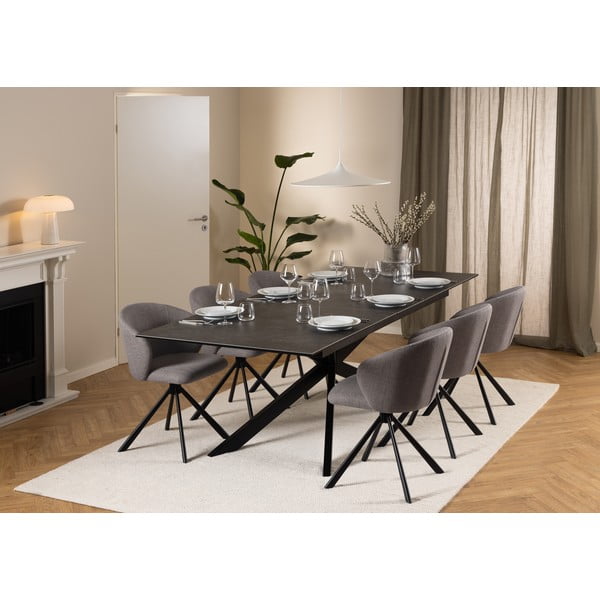 Keramikas izvelkams ēdamgalds 100x240 cm Irwine – Actona-image-2