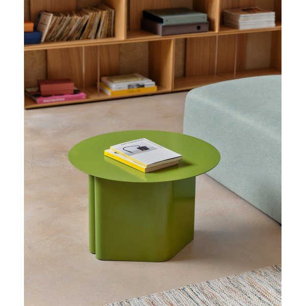 Metāla apaļš sānu galdiņš ø 55 cm Arvin – Kave Home-image-2