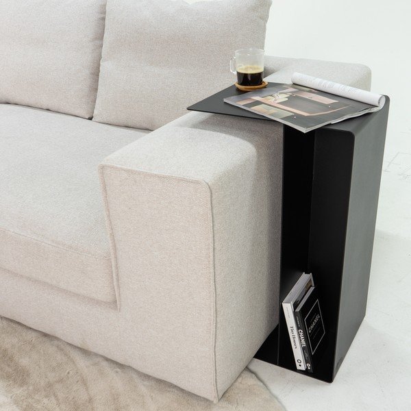 Tērauda sānu galdiņš 40x30 cm Slide High – Spinder Design-image-1