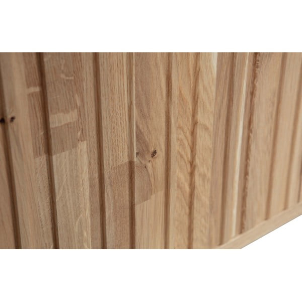 Dabīga toņa TV galdiņš ar ozolkoka imitāciju 150x56x44 cm Gravure – WOOOD-image-1