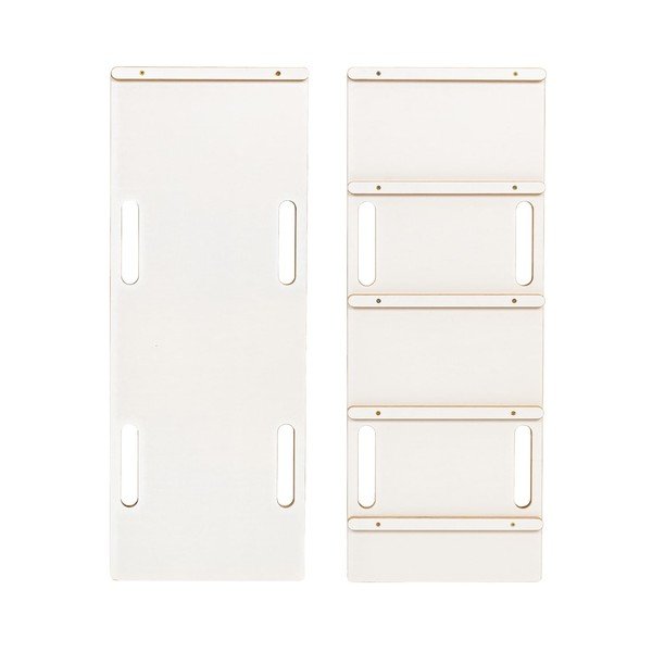 Baltas priedes masīvkoka šūpoles 39x75x38 cm Montessori – Meowbaby-image-4