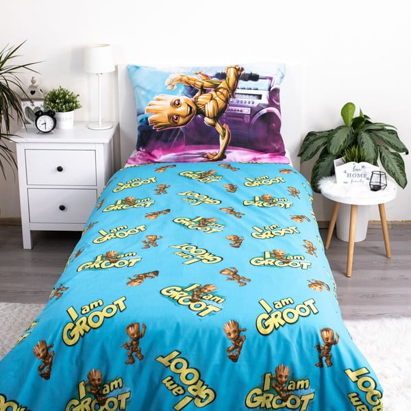 Kokvilnas bērnu gultas veļa 140x200 cm Groot – Jerry Fabrics-image-3