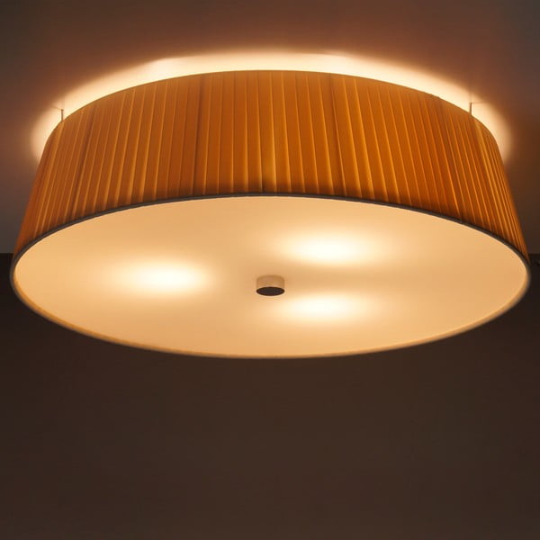 Krēmkrāsas griestu lampa Sotto Luce KAMI, ⌀ 45 cm-image-1