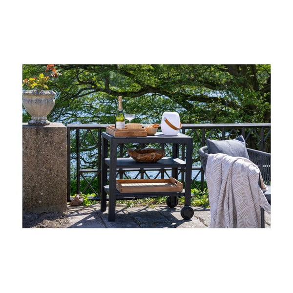 LED pārvietojams āra gaismeklis ar taimeri/ar skaļruni ar USB ø 18 cm Cardiff – House Nordic-image-4