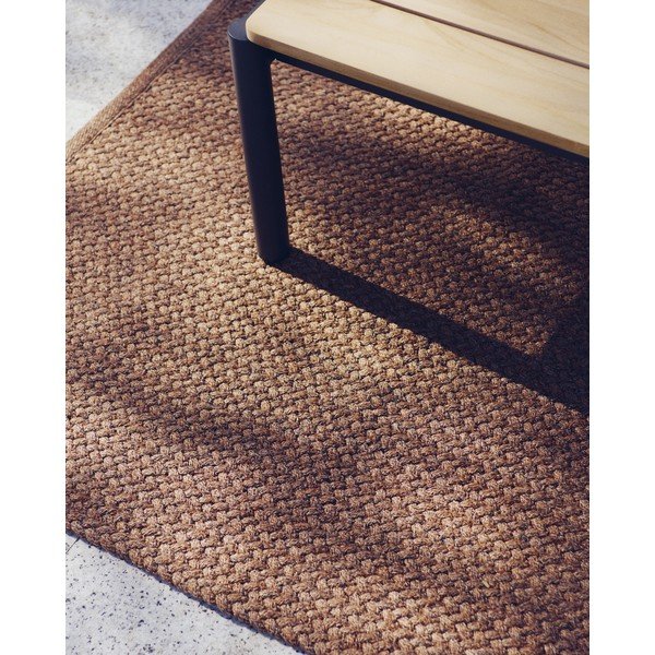 Terakotas oranžs iekštelpu un āra paklājs no pārstrādātas šķiedras 160x230 cm Despas – Kave Home-image-2