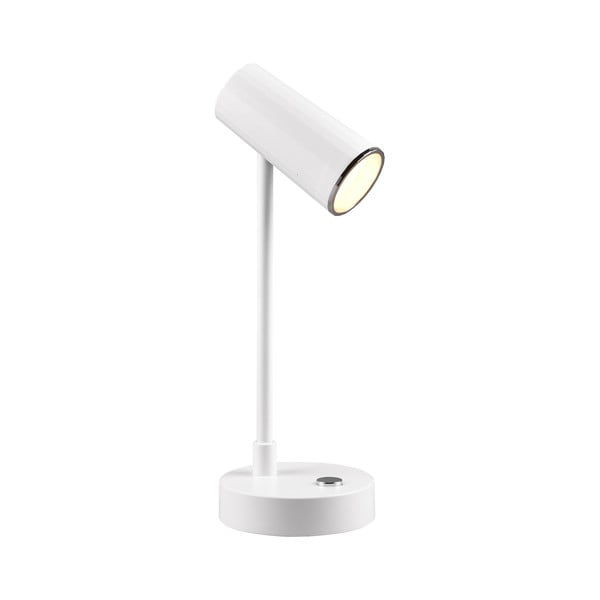 Balta LED galda lampa ar regulējamu spilgtumu (augstums 28 cm) Lenny – Trio-image-1