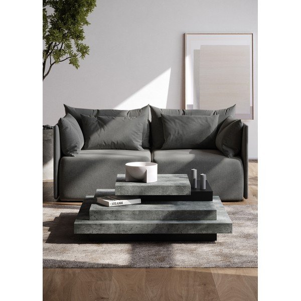 Antracīta pelēks dīvāns 190 cm Dune – TemaHome-image-3