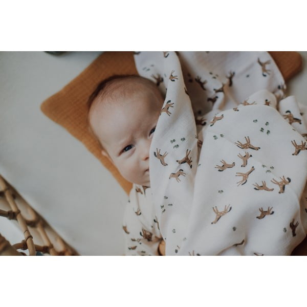 Konjakbrūns bērnu gultiņas komplekts – Malomi Kids-image-4