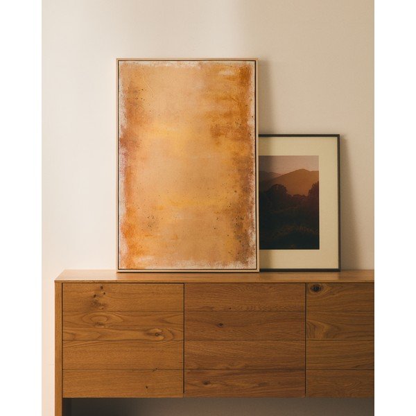 Ar rokām apgleznota glezna ar rāmi/uz audekla 60x90 cm Selnar – Kave Home-image-2