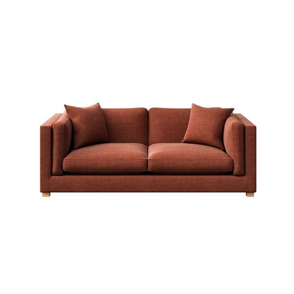 Ķieģeļu sarkans dīvāns 235 cm Pomo – Ame Yens