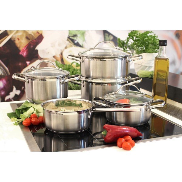 Nerūsējošā tērauda trauku komplekts (9 gab.) Horizon – ELO-image-3