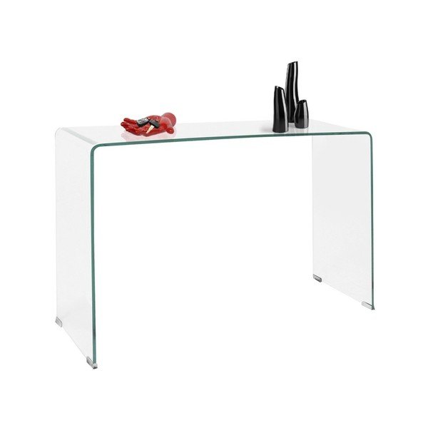 Evergreen House Vienkāršs stikla konsoles galds-image-4