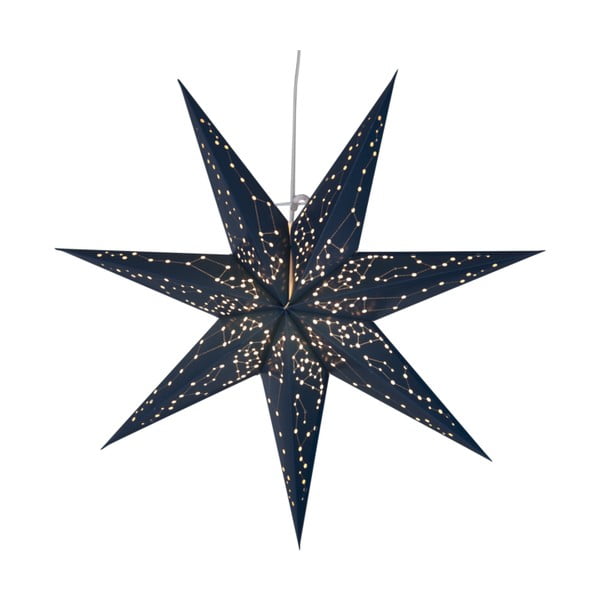 Zils izgaismotas zvaigznes dekors Best Season Paperstar Galaxy, 60 cm