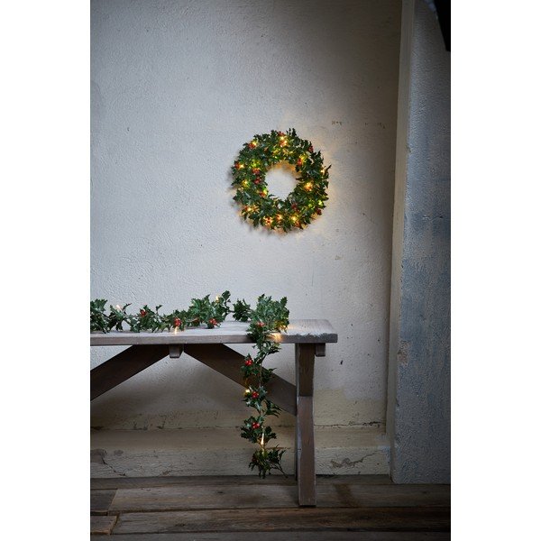 Vainags ar gaismiņām Holly – Star Trading-image-3
