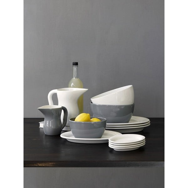 Balta ovāla keramikas bļoda Kähler Design Ursula, 22 x 13,5 cm-image-1