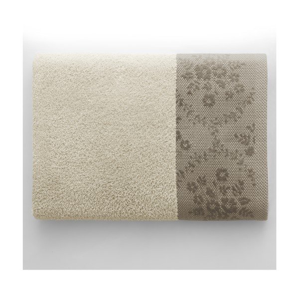 Bēšs frotē kokvilnas dvielis 70x140 cm Crea – AmeliaHome-image-3